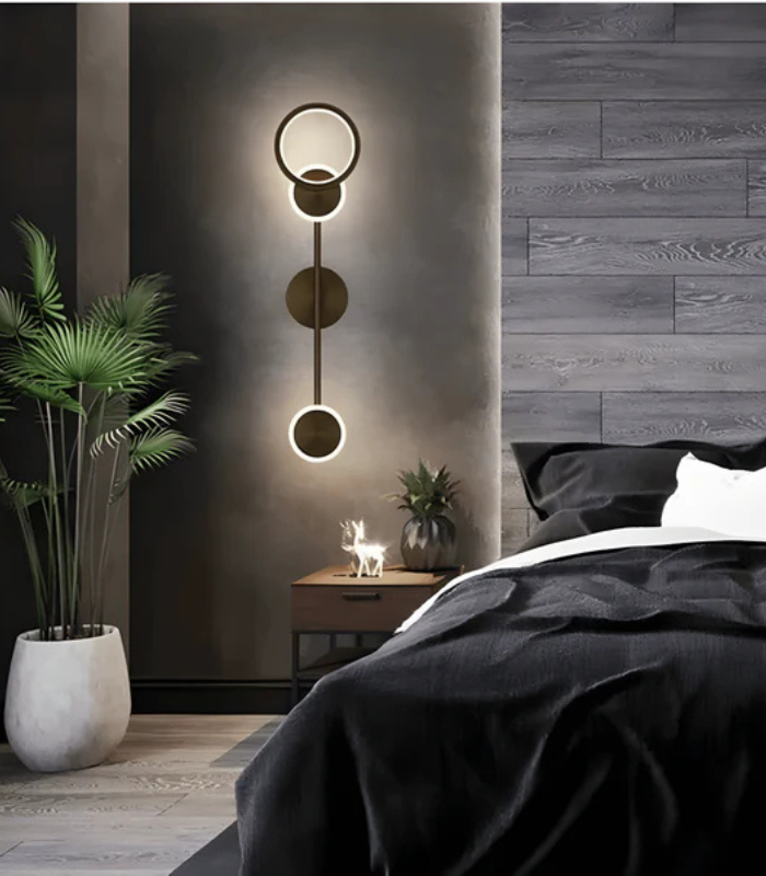 Design sans titre (9) Applique murale KIRA LED BK – Image 1